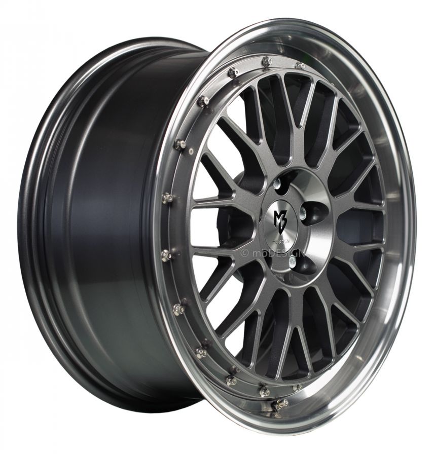 mbDESIGN<br>LV1 - Glanzgrau poliert (20x8.5)